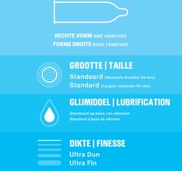 Durex - 20 Condooms - Nude Extra Lube 10st - Orgasm Intense Stimulerende Gel 10st — thumbnail 3
