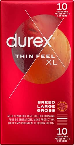 Durex - Condooms Love 6st - Thin Feel Close Fit 10st — thumbnail 2