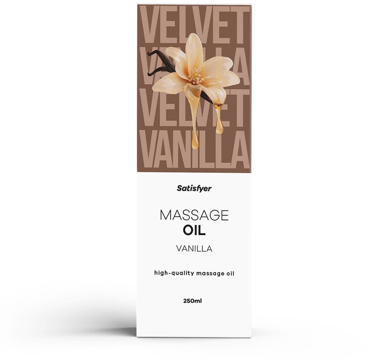 Satisfyer Massageolie 250 ml | Geschikt voor intieme zones | Voor ontspannende en sensuele massages | Huidvriendelijk en verzorgend | Gemakkelijk te verspreiden | Ideaal voor koppels en wellnessmomenten — afbeelding 1
