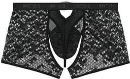 WOH heren microfiber trunk string pure seduction zwart — thumbnail 4