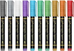 Body Paint Markers - Huidverf Stiften - Artistiek Tekenen - Huidvriendelijk Afwasbaar - 10 Kleuren - Levendig — thumbnail 1