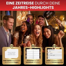 Jaaroverzicht Spel voor Oud en Nieuw - Gezellig Partyspel voor 1-10 Spelers vanaf 6 Jaar — thumbnail 2