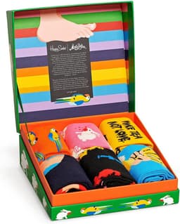 Feestelijke Sokken Set voor Heren en Dames Cadeauset - 6 Paar — thumbnail 1