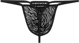 WOH heren microfiber G-string personal allure zwart — thumbnail 2