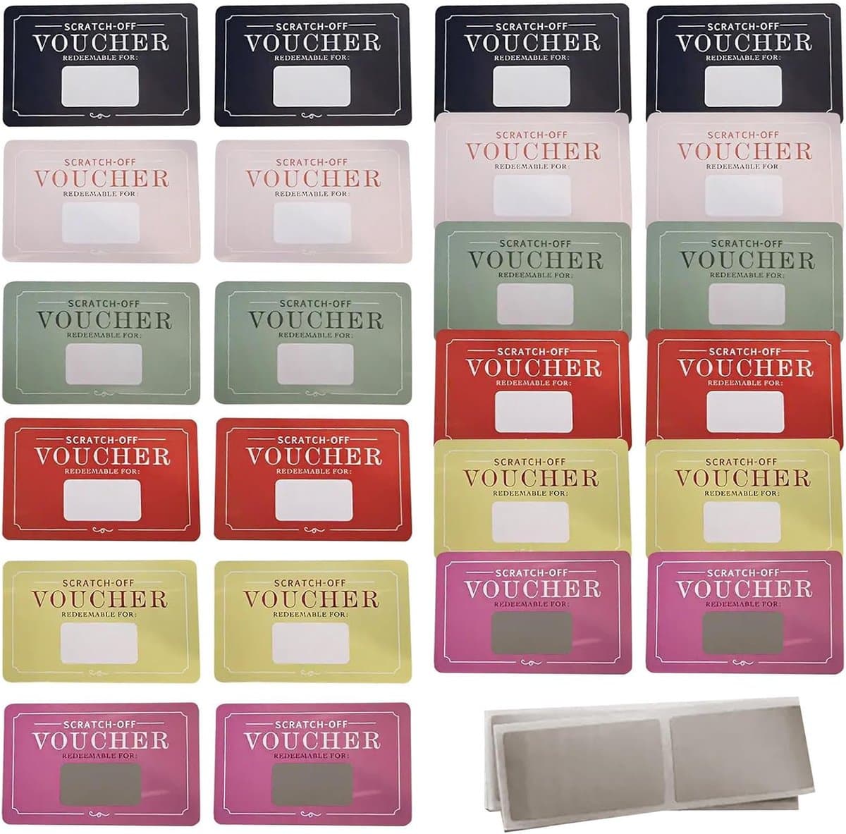 Krasloten - Romantische Verrassing - Dating Cadeau - 24 Delige Set - 10.8x7cm - Afbeelding — afbeelding 1
