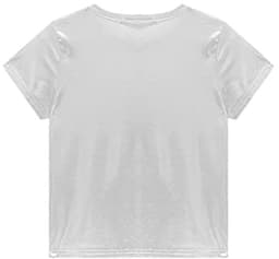 Metallisch T-shirt voor Dames, Glanzend Holografisch Top, Korte en Lange Mouwen, Perfect voor Carnaval en Feestjes — thumbnail 2