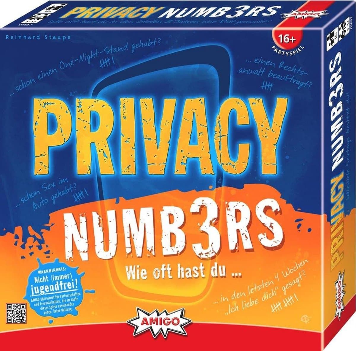 Numbers Privacy Spel: Partyspel met 400 Nieuwe Vragen voor 5-12 Personen — afbeelding 1