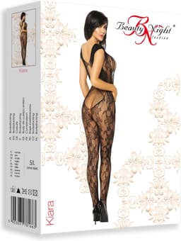 Beauty Night- Kiara- bodystocking zwart S/L S t/m L — thumbnail 4