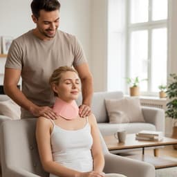 Anti-rimpel Nekkussen en Nekmasker - Herbruikbare Gel Patch voor Hydratatie en Gladde Huid voor Mannen en Vrouwen — thumbnail 3