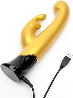 Fifty Shades - Greedy Girl G-Spot Rabbit Vibrator Goud - Vibrator — thumbnail 3