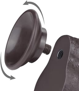 LoveToy - Aftrekbare dildo 20 cm (Ø 4 cm) - Zwart — thumbnail 4
