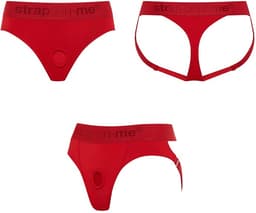 Strap-On-Me - Strapon Harnas Lingerie - Heroine - Rood - Maat 2XL — thumbnail 3