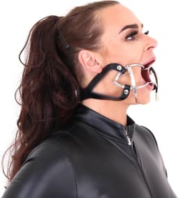 Roestvrijstalen mondklem met strap — thumbnail 3