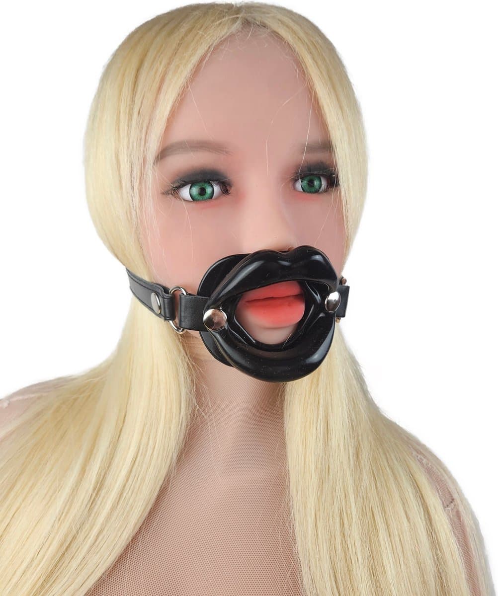 BNDGx® - Gag voor Blow job - Seks speeltje - mond ring strap masker bdsm fetish — afbeelding 1