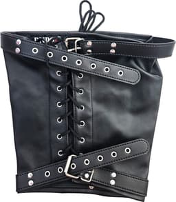 BNDGx® - Voeten benen Bondag set jacket - Nep Leer - Onesize - Extreme BDSM Restraint Erotische sex kleding — thumbnail 4