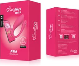 EasyConnect - EasyToys - Vibrerend Eitje Aria via App - Koppel Vibrator - Sex Toys voor Vrouwen - Vibrators voor Vrouwen - Sex Toys - Vibrator - Vibrator voor Koppels - Roze — thumbnail 2