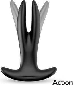 ACTION - Pinsy - Verstelbare Anaal Vibrator - Grote Buttplug - Anaal Dildo Groot - Prostaat Vibrator - Vibrator Voor Mannen en Vrouwen - Zwart — thumbnail 1