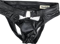 BamBella ® Slip Onderbroek - Maat S - MAT glans - Zwart BDSM kleding erotische heren kleding — thumbnail 3