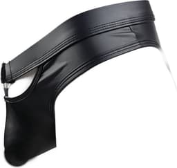 BamBella ® Slip Onderbroek - Maat L - MAT glans - Zwart BDSM kleding erotische heren kleding — thumbnail 2