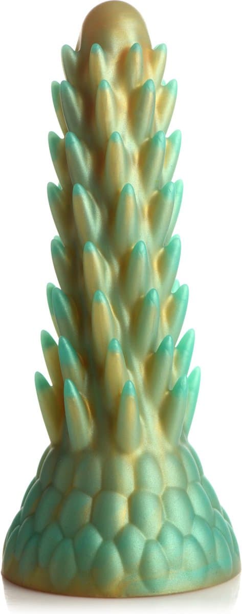 Stegosaurus Spiky Reptiel Dildo - Groen — afbeelding 1