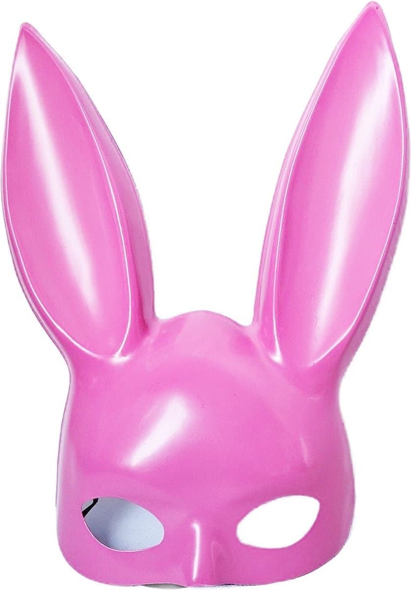 BamBella ® - Masker Erotische Sex Bunny Roze Konijn sexy Rollenspel kleding accessoire — afbeelding 1