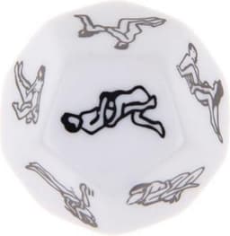 Dobbelstenen Black / White and Glow Edition | Valentijn cadeau voor haar hem | Gift Edition met Glow in the Dark & Black and White Edition - 12 Opties | Erotische | Erotisch Spel - Sex Dice - Erotiek | Spel | Kamasutra | Vrijgezellenfeest — thumbnail 1