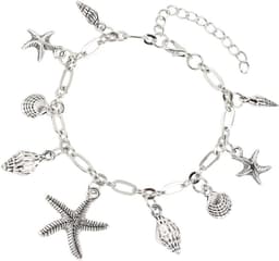 Enkelbandje Met Schelpen - Voetketting Armband - Zomerse Feestjes - Elegante Stijl - 27 cm - Gekleurd — thumbnail 1