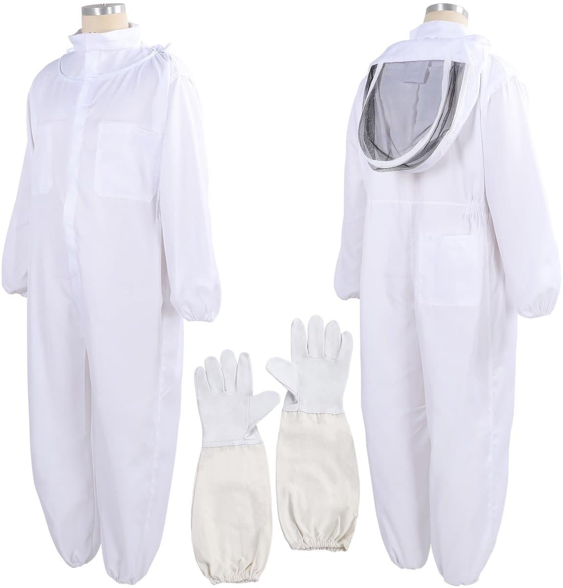 Dailygoods- Bijenpak Professioneel - Imkerkostuum - Geventileerde Sluierkap - Handschoenen - Volledig Lichaam - Polyester Katoen - Imkerpak — afbeelding 1