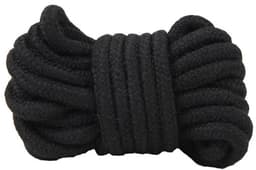 Zeloria Bondage Touw 10 Meter – Zacht Katoenen Bondage Rope 8 mm – Shibari Touw – BDSM Touw – Zwart — thumbnail 1