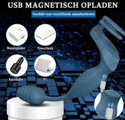 Penisring met Scrotumvibrator en Anusvibrator - Orgasme — thumbnail 3