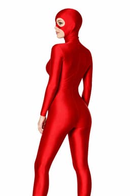 Elastische panty jumpsuit - Masker bivakmuts - BDSM - Bodysuit - Erotisch — thumbnail 4