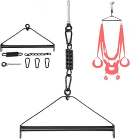 YOR® Sex Schommel - Sex Swing Extra Stevig – Seksschommel Met Blinddoek – Seksspeeltjes voor Koppel – Seks Schommel BDSM – Erotiek Toys - Sex Sling – Love Swing – Discreet Verpakt - Zwart - 44cm x 25cm x 11cm — thumbnail 1