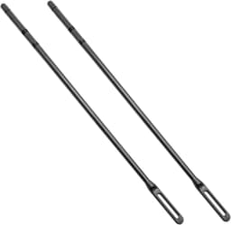Reinigingsstokken Fluit - Blokfluit Onderhoud - Instrument Verzorging - Gladde Kunststof - 34.5 cm - Zwart — thumbnail 1