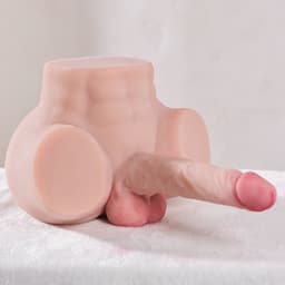 OLOEY Masturbator met Buigzame Dildo - Masturbator met Kont – Sex Toys Mannen en Koppels – Nep Kut — thumbnail 3