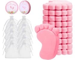 Gender Onthulling Zeep - Voetafdruk Zeepjes - Feest Souvenir - Handgemaakt Geurend - 10 Sets - Niet gespecificeerd