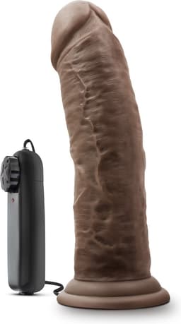 Dr. Skin - Dr. Joe Vibrator Met Zuignap 20 cm - Chocolate — thumbnail 4