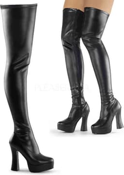 EU 47 = US 16 | ELECTRA-3000Z | 5 Stack Heel, 1 1/2 PF Thigh High Boot — thumbnail 4