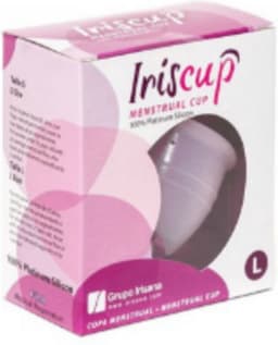IRISCUP - LARGE PINK MONTH CUP + FREE STERILIZER BAG — thumbnail 5