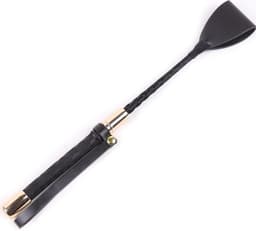 Banoch | Crop Short | 33 cm | korte Paardrijzweep zwart — thumbnail 2