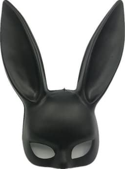 Kinky Pleasure - Bunny Mask - black - Bunny Ears - Kp02 - Fun Fetish product - Party time - Party outfit - Erotische spelletjes - BR121 - Power Escorts - gave groot Formaat Cadeaubox - vanwege Hygiëne redenen kunt u dit product niet retourneren — thumbnail 4