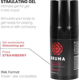 BRUMA - STRAWBERRY FLAVOR INTENSIFYING BALM 15 ML | STIMULEREND MIDDEL | GLIJMIDDEL — thumbnail 4