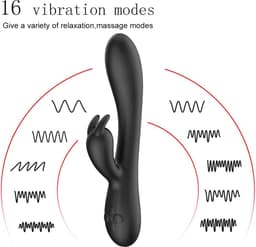 Vibrator - Dildo vibrator - met Intelligente Verwarmingsfunctie - Dubbele Stimulatie - Stil Gebruik - USB Oplaadbaar - Waterbestendig - Hoogwaardig Zacht Siliconen — thumbnail 5