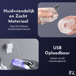 Toys Hub® Automatische Masturbator MAX met Strap & Glijmiddel - E-book – LED scherm – Water Massage - Pocket Pussy - Blowjob Simulator - Elektrisch - Sex Toys voor Mannen Zelf Aftrekken — thumbnail 4
