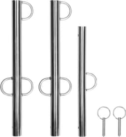 LustyToys ® Spreader Bar with Multiple Hooks - Silver — thumbnail 3