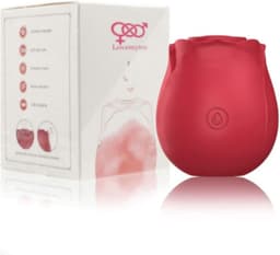 Lovemytoy® Roos Vibrator – Clitoris Zuiger met 10 Standen – Bloem Vibrator voor Vrouwen – Waterdicht & Oplaadbaar Sex Toy — thumbnail 1