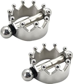 Fixxx - Magnetische Tepelklemmen met Kroontje - 2 stuks — thumbnail 1