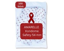 Amarelle Safety Red Ribbon condooms - maat 54 (100 condooms)