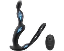 Ynkkvre - Anal Vibrator - Mannen - 10 Vibratiemodi - 3 Motoren - Prostaatstimulatie - Met afstandsbediening - Dildo en Buttplug
