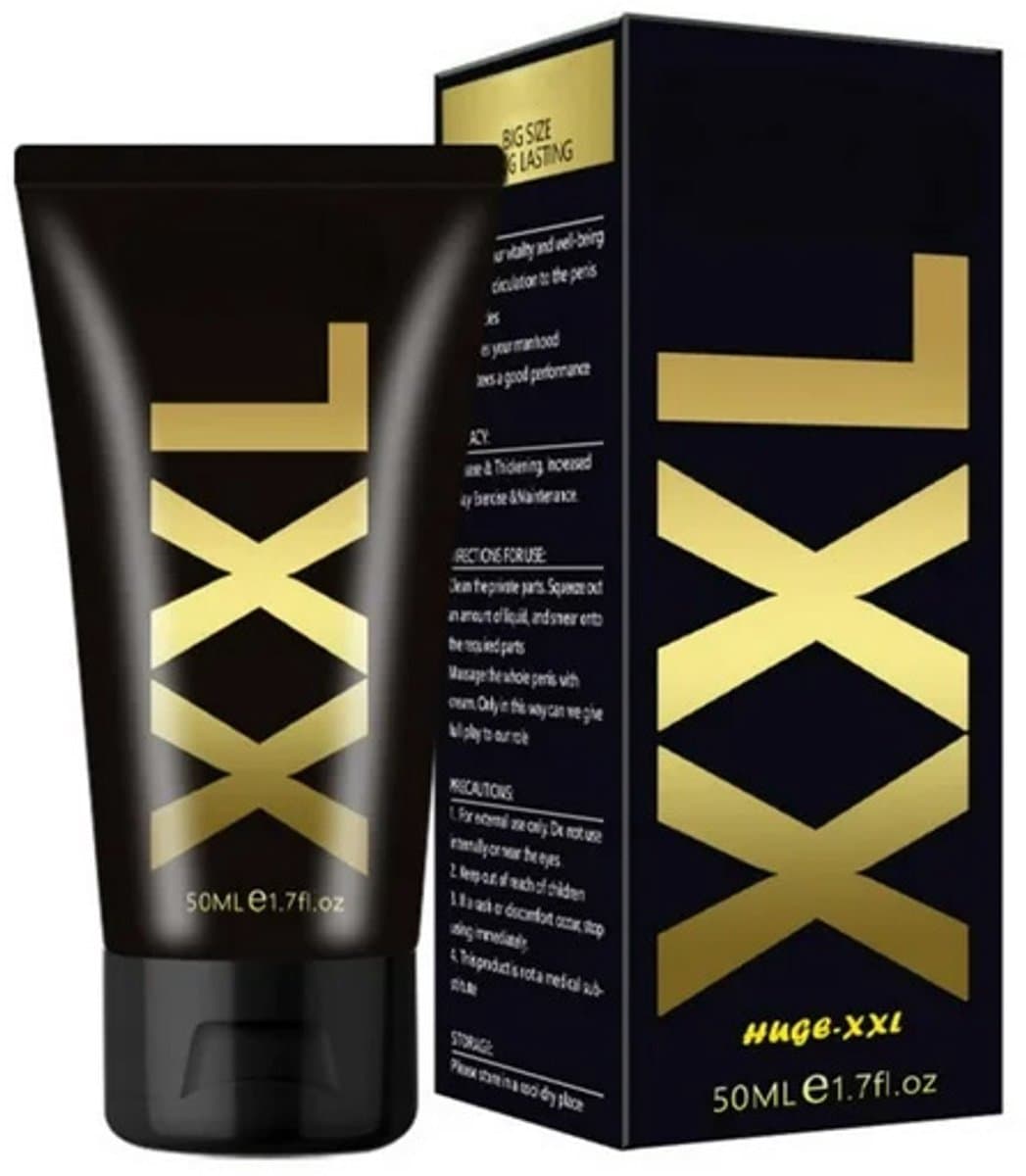 XXL Cream gel voor Mannen - Versterkt en vergroot erectie & Verhoogt Genot. Tube 50 ml. — afbeelding 1