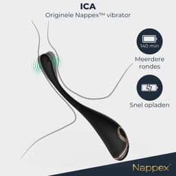 G spot, Clitoris en Prostaat Stimulator - Nappex™ Ica Vibrator [Discreet Verzonden] - Vibrators voor Mannen Vrouwen en Koppels - Bullet en Wand Sex Toys - Stil - Buigbaar - Realistisch - Prostate Massager - Anaal Seksspeeltjes - Kamasutra - Erotiek — thumbnail 2